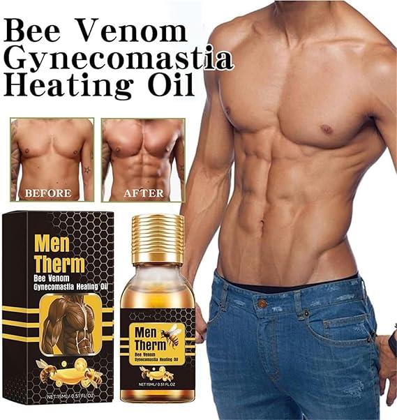 Men Threm Bee Venom Gynecomastia Heating Oil