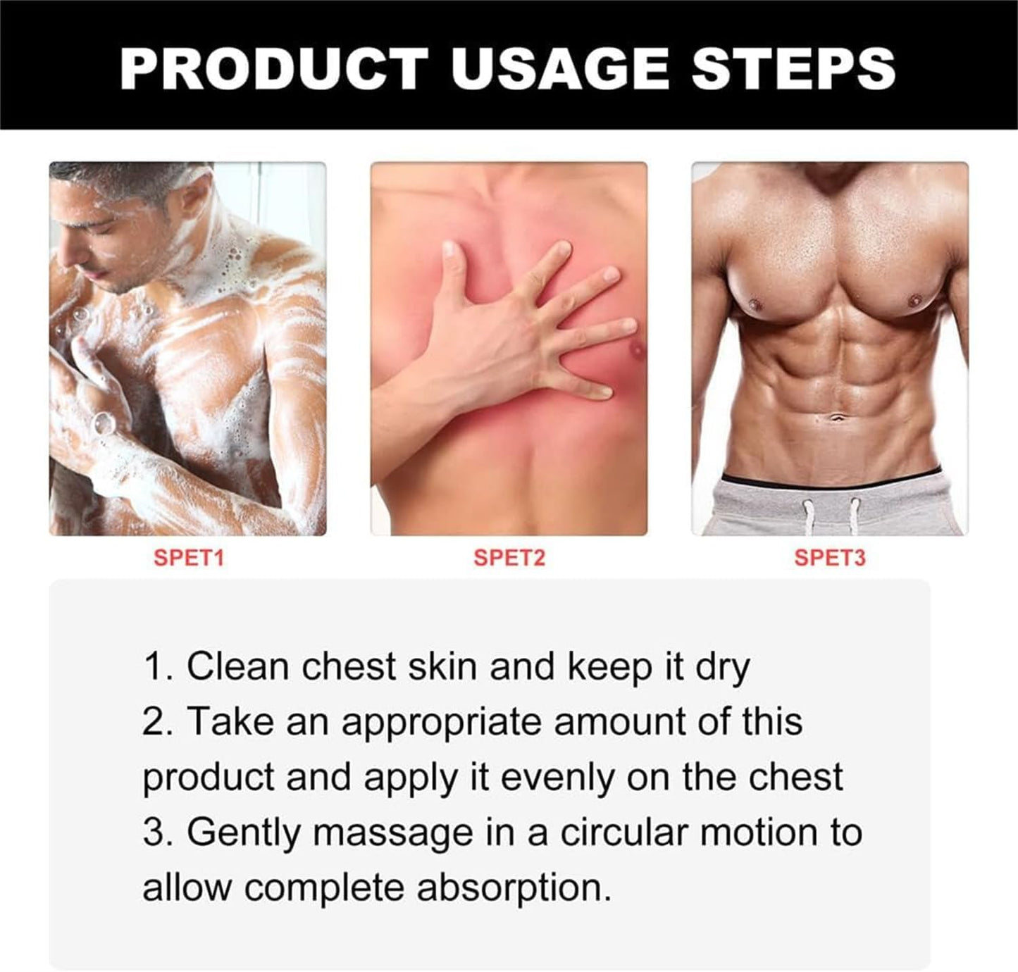 Men Threm Bee Venom Gynecomastia Heating Oil
