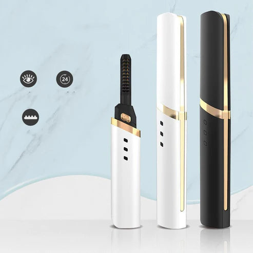 Electric Eyelash Curler – Fast Heating, 3-Speed, USB Rechargeable