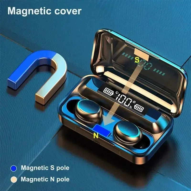 Wireless Bluetooth Earbuds With Multifunctional Data Cable Set